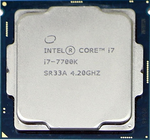 intel CPU Core i7-7700K 4.2GHz 8Mキャッシュ 4コア/8スレッド ...